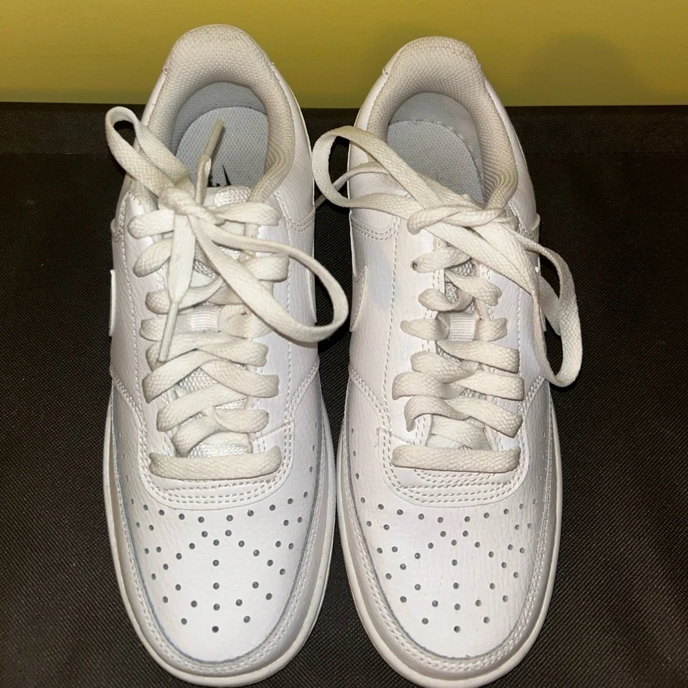 Nike White Lace-Up Sneakers - Picture 2 of 7